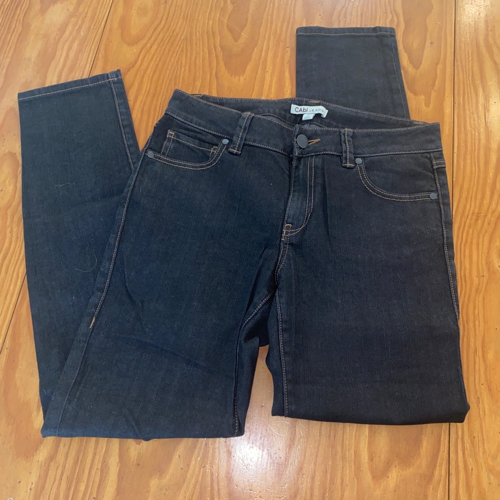 CAbi black skinny jeans size 6